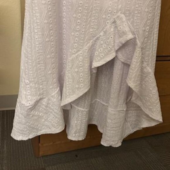 white eyelet dress XL classic style - Picture 4 of 7